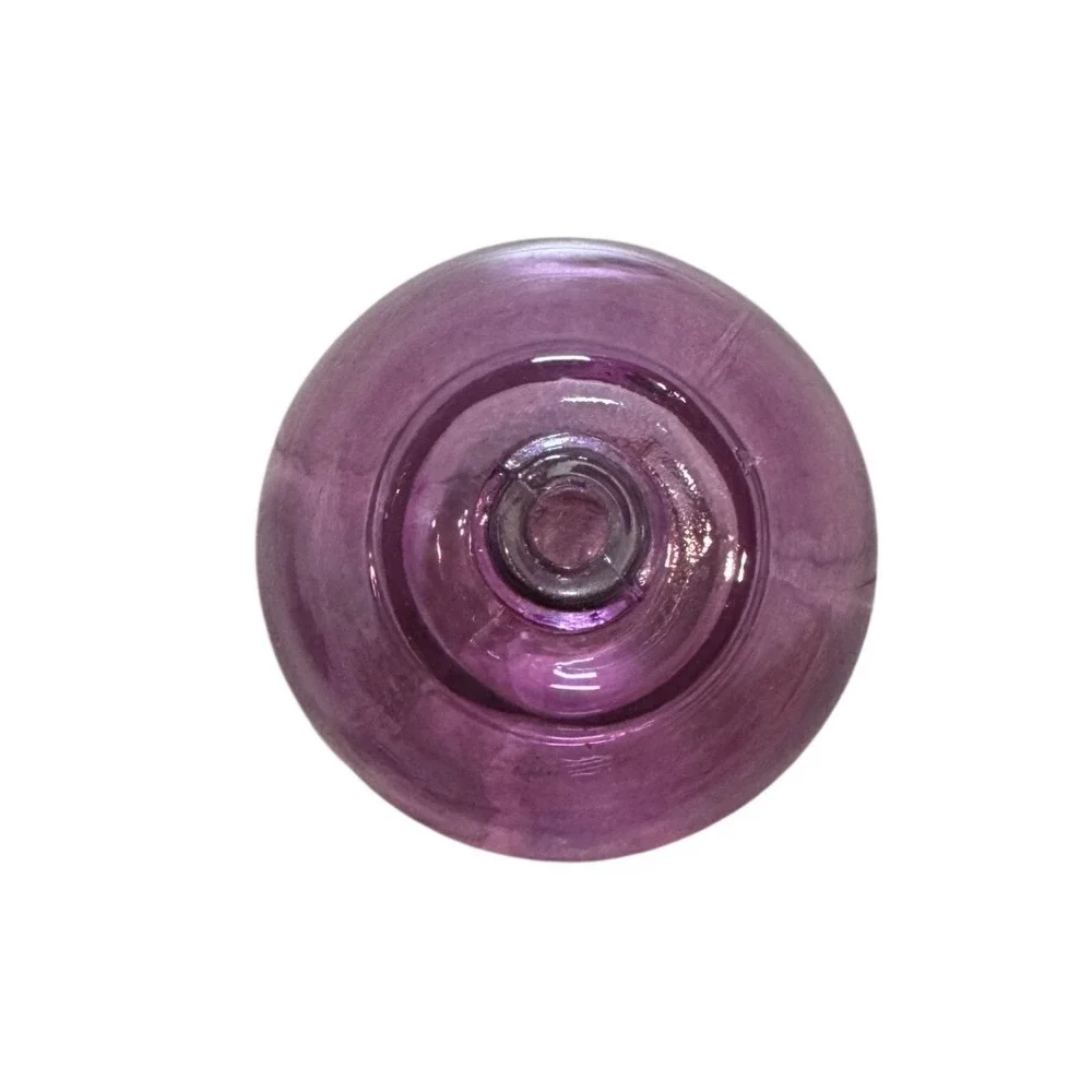 Glass Bud Vase Purple